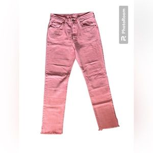 Levi’s 501 Denim - Pink Wash